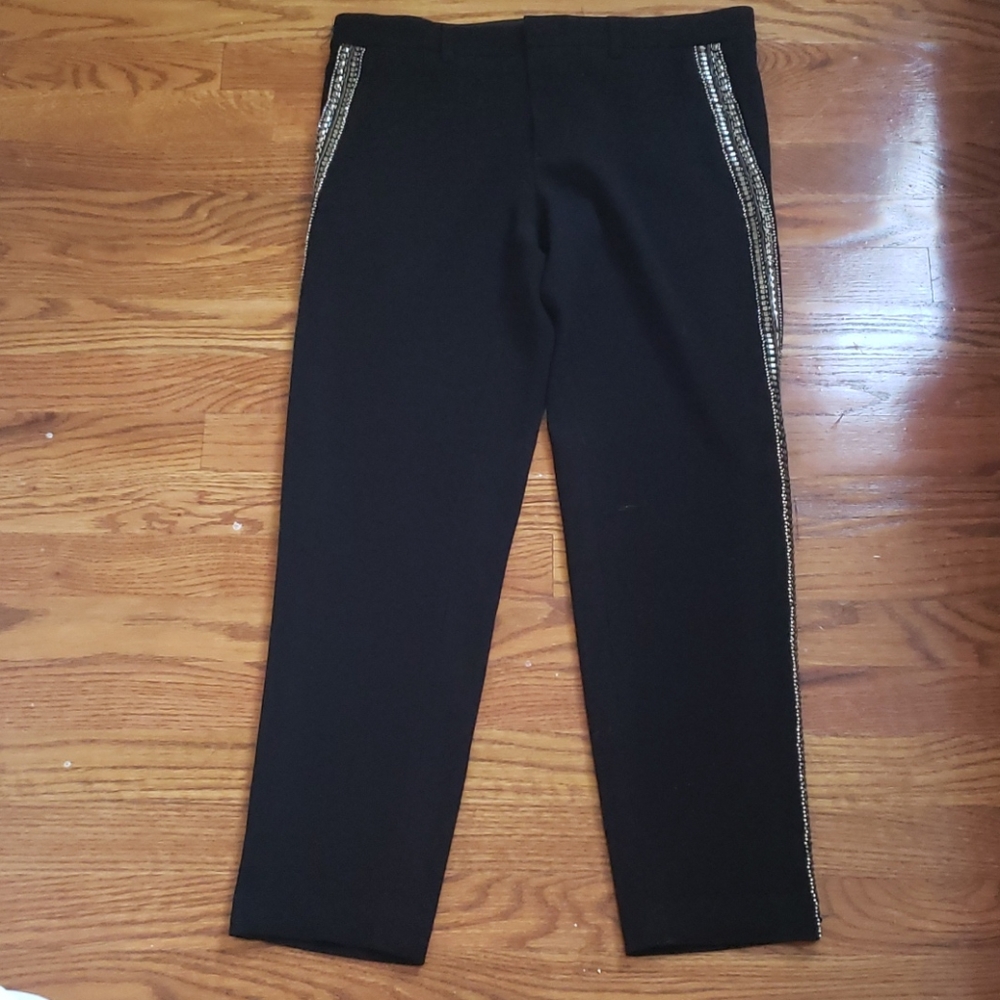 Haute Hippie Embellished Tuxedo Pant